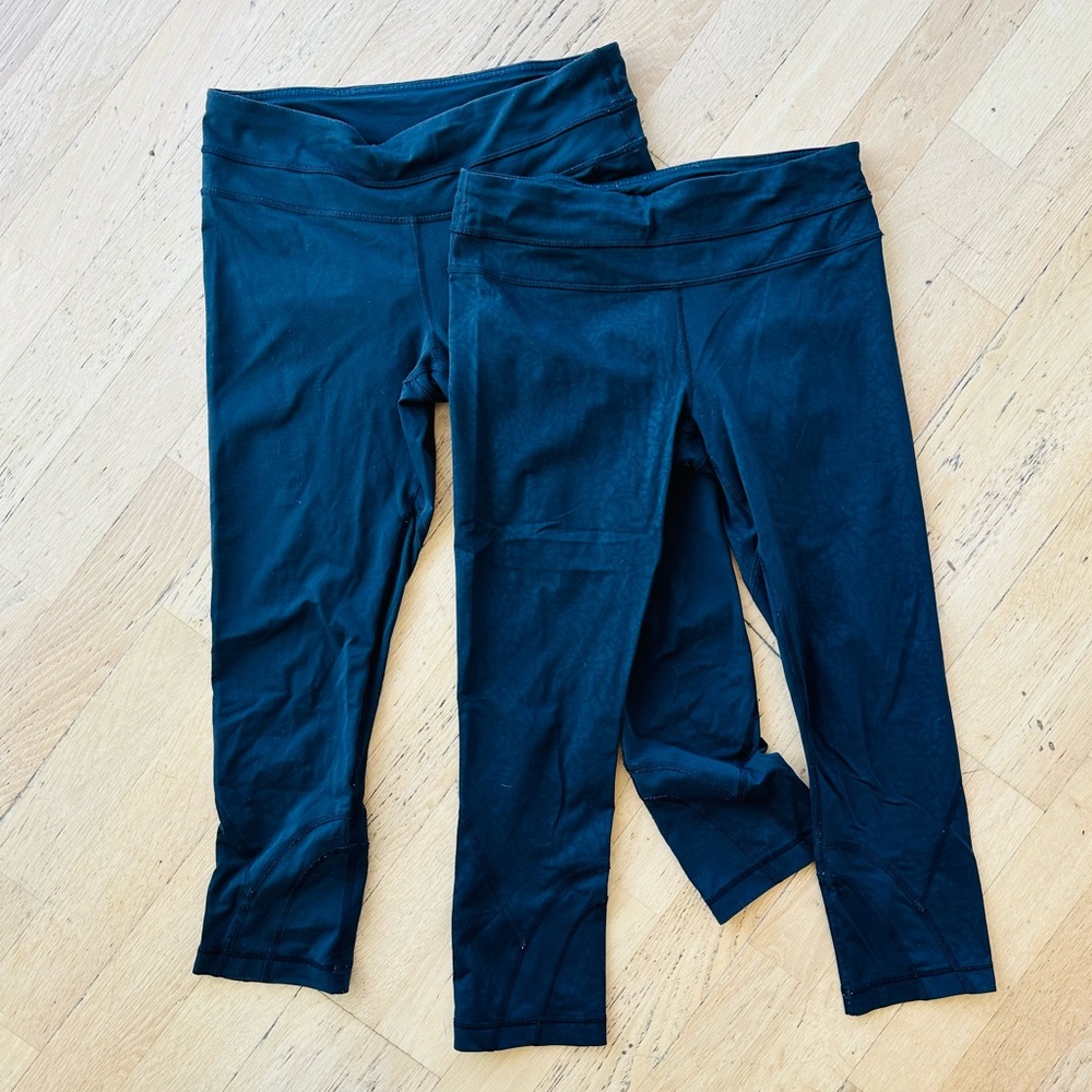 TWO Lululemon 3/4 Align Leggings
